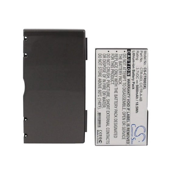 Extended Battery With Back Cover for Nintendo C/CTR-A-AB CTR-003 3DS CTR-001 NEW