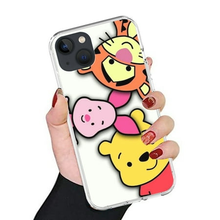 for iPhone 13 Mini Case, Bear Soft Pretty Handmade Cell Phone Cover for iPhone 13 Mini Phone Case