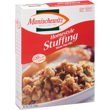 Manischewitz Homestyle Stuffing Stove Top Mix, 6 oz, (Pack of
