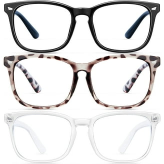 Flower Eyewear Hazel Style Blue Light Blocking Eyeglasses, Black