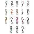 thumbnail image 4 of Justharion Braided Woven Rope Keychain Cute Wear-resistant Exquisite Waterproof Durable Key Chain Car Keyring Holder Metal Jewelry Rose Red 3.3*9cm, 4 of 6