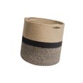 thumbnail image 2 of Woven Plant Basket Cotton Rope Flowerpot Holder Storage Organizer, 2 of 9