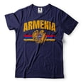thumbnail image 4 of Armenia Unisex Shirt Armenia Flag Logo Country Tshirt Armenian Patriotic Shirts Armenia National Tee (Medium Military Green), 4 of 6