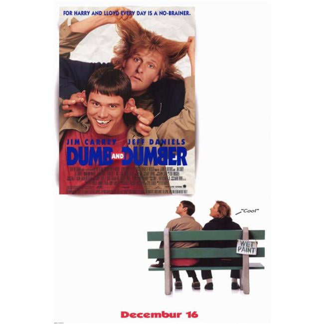 DUMB and DUMBER POSTER Funny Hilarious RARE HD Print Poster 22X33" 