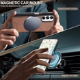 thumbnail image 3 of LC.IMEEKE For Samsung Galaxy A54 5G Magnetic Case Compatible with MagSafe Leather TPU Back Cover - G, 3 of 5