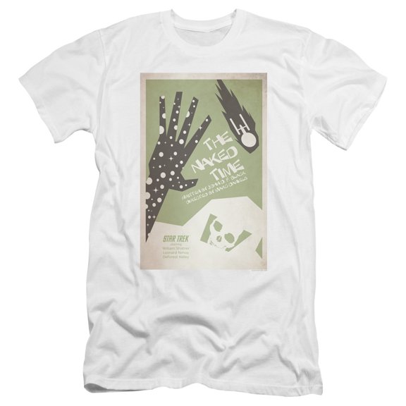 Star Trek Tos Episode 4 Premium Canvas Adult Slim Fit 30/1 T-Shirt White