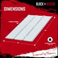 thumbnail image 3 of Black Widow 7’ 10” Punch Plate Aluminum Wide Folding ATV Ramp, 1500 Pound Capacity, Silver, 3 of 9
