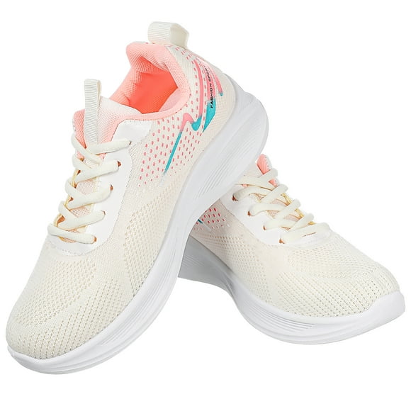 1 par de zapatillas de deporte para mujer, zapatos para correr, zapatos de gimnasio para niñas, zapatos atléticos, zapatos de tenis, zapatillas de moda, talla 37
