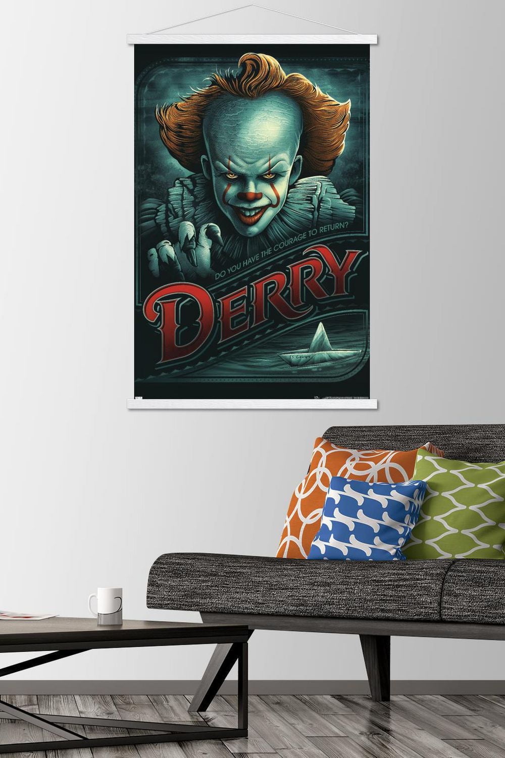 IT - Pennywise Derry Wall Poster