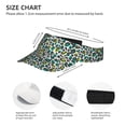thumbnail image 3 of Gaeub Green Leopard Printed Sport Sun Visor Hats ,Adjustable Empty Top Sunscreen Visor Cap for Women and Men, 3 of 7