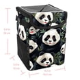 thumbnail image 5 of Panda Foldable Car Garbage Can with Lid, Leak-proof, Hanging Storage Bag - Trash Can for Car, Mini Trash Can, 5 of 6