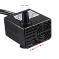 thumbnail image 3 of Uxcell 85 GPH (320L/H, 5W, 110V) Submersible Water Pump US Plug for Pond Aquarium with 4.9ft (1.5M) Power Cord, 3 of 5