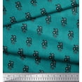 thumbnail image 3 of Soimoi polyester Crepe Fabric Dot & Floral Artistic Print Fabric by the Yard 42 Inch Wide, 3 of 5