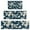 Pioneer Flower Floral-3, variant on Pioneer Flower Floral Print Pattern Kitchen Rugs Sets Of 3,Kitchen Runner Rugs Non Skid Washable,Decorative Kitchen Floor Mats for Kitchen,Sink,Laundry,17"x30"  17"x47"   17"x59"