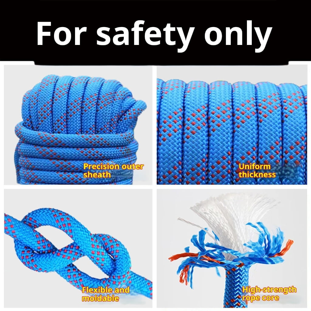 MOMOJIA Climbing Rope 10m Enhancing Flexibility for High Altitudes Work and Expeditions