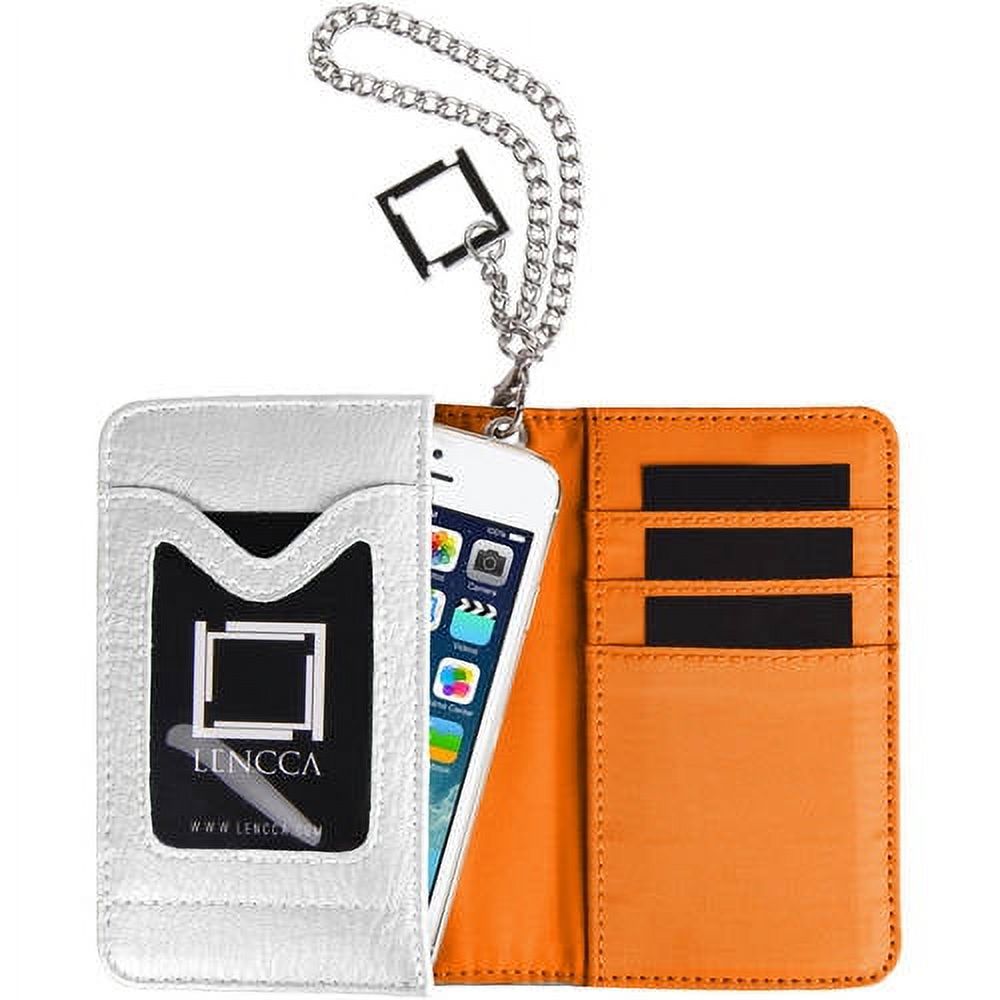 LENCCA Kymira II Women's Universal Protection Wallet Case with Wristlet Strap, Fits Phones up to 5"