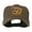 Brown, variant on Brown Owl Mascot Embroidered Cap - Black OSFM