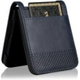 thumbnail image 3 of case for Galaxy Z Flip 4 Case Wallet, Ultra -Thin Retro Style with Card Holder Samsung Flip 4 Case Compatible with Samsung Galaxy Z Flip4 5G, Blue, 3 of 14