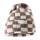 thumbnail image 1 of Sombrero de lana para invierno, Chaqueta de punto grueso, Cuello alto, Diseño cuadriculado, Para mujeres y hombres, Capa térmica, Lana suave, Para frío intenso, Accesorio de temporada\ Blahzhy, 1 of 8