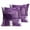 Purple, variant on Throw Pillow Covers 18x18 Inch Set of 2 Sage Green Oil Painting Decorative Pillows Cushion Case Soft Square Pillowcases Abstract Graffiti Art Throw Pillows for Couch Sofa Bed Chair Home Decor
