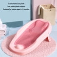 thumbnail image 3 of Soporte Para Bañera Infantil, Mesa De Soporte Para Baño De Bebé Plegable Hueco En Forma De Corazón De Plástico Seguro Para Baño Para Recién Nacidos, 3 of 7