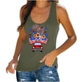 thumbnail image 1 of CFLVAEK Débardeurs Jour de l'Indépendance pour Femmes Été Décontracté Col Rond Sans Manches Sortie Débardeur 4 Juillet T-Shirts Graphiques TTG, 1 of 5