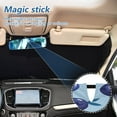 thumbnail image 5 of Car Windshield Sunshade with Ring - Foldable UV Protection Sun Shade for Front/Back Window, Heat Insulation,Blueberry, 5 of 6