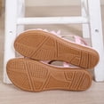 thumbnail image 6 of Fashion Casual Ladies Round Toe Flat Sandals Floral Embellished Back Elastic Band Design Spring Summer Daily Versatile Footwear Pink 7.5(40), 6 of 9