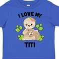 thumbnail image 4 of Inktastic Cute Sloth I Love My Titi with Green Leaves Boys or Girls Toddler T-Shirt, 4 of 5