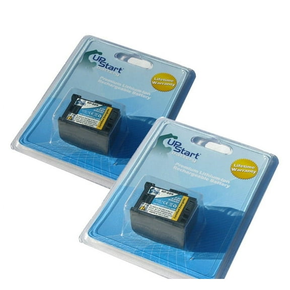2x Pack - Canon VIXIA HF100 Battery - Replacement for Canon BP-809 Digital Camcorder Battery (Decoded, 890mAh, 7.4V, Lithium-Ion)