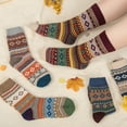 thumbnail image 2 of Loritta 6 Pairs Pack Womens Wool Socks Thermal Hiking Winter Boot Warm Thick Cozy Crew Comfy Socks Size 5-9, 2 of 6