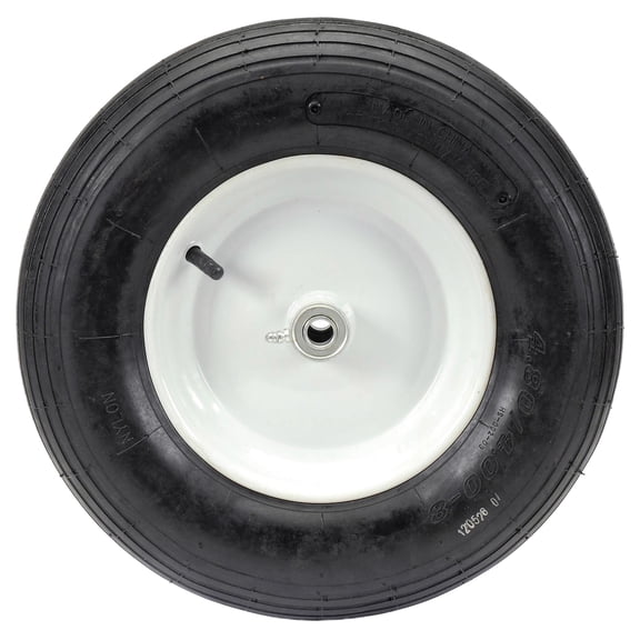Marathon 20063 4.80/4.00-8" Pneumatic Ribbed Wheelbarrow Tire