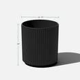 thumbnail image 3 of Sunside by Veradek Ripple 16' Planter Black, 3 of 5