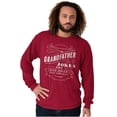 thumbnail image 3 of Grandfather Dad Jokes Funny Grandpa Men's Long Sleeve Tee T Shirt Brisco Brands X, 3 of 6