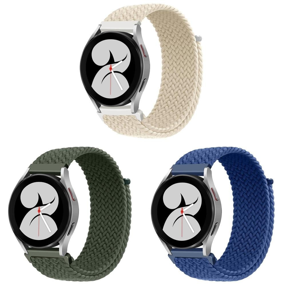 EIHAIHIS 20mm 22mm Braided Bands for Samsung Galaxy Watch 4/5 Band 44mm