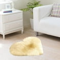 thumbnail image 1 of Wool Imitation Sheepskin Rugs Faux Non Slip Bedroom Shaggy Carpet Mats, 1 of 3