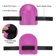 thumbnail image 4 of Uxcell EVA Foam Lightweight Gardening Knee Pads with Elastic Straps, Black 1 Pair, 4 of 5