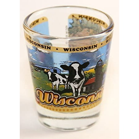 

Wisconsin State Wraparound Shot Glass