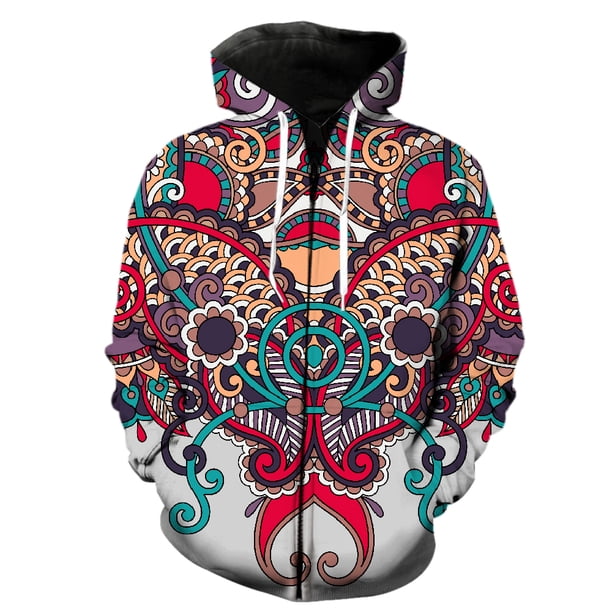 Sudadera con capucha de manga larga con cremallera estilo nacional retro para hombre, gran oferta 2024, divertidas sudaderas casuales para adolescentes, sudaderas unisex de gran tamaño con estampado 3