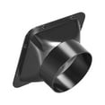 thumbnail image 3 of Unique Bargains Plastic 3.82inch Diameter Square Flange Duct Connector 1 Pack, 3 of 4