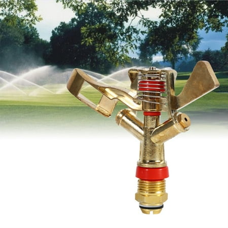 YLSHRF Spray Nozzle,1/2 Inch Connector Brass Rotate Rocker Arm Water Sprinkler Spray Nozzle Garden Irrigation,Connector Water Sprinkler