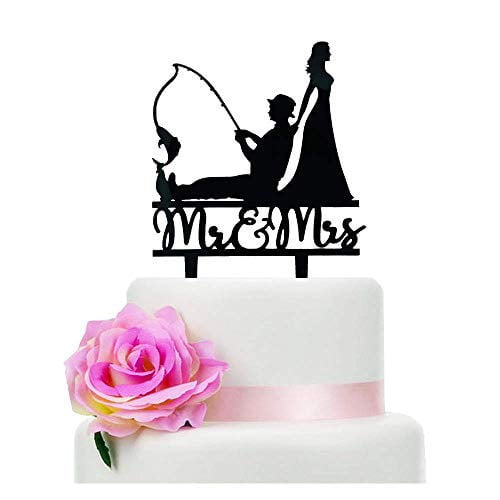 Bride and Groom Pig Personalised  Wedding Cake Topper Novelty Cake Decoration 