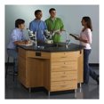 thumbnail image 2 of Diversified Woodcrafts Octagon Workstation with Drawer Base and Gas/Water Fixtures, 2 of 2