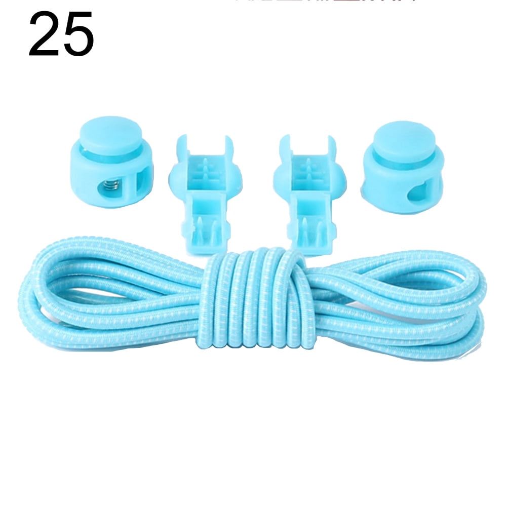 COOLL 100cm No Tie Shoelaces Stretching Lock Lace Locking Sneaker