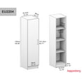 thumbnail image 4 of Kappesberg Santa Fe 1-Door Cabinet – White, 4 of 8