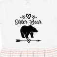 thumbnail image 4 of Inktastic Sister Bear Native Arrow Girls Toddler Dress, 4 of 5