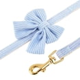thumbnail image 4 of Pet Artist Comfy Corduroy Dog Collar with Cute Bowtie and Matching Leash set Adjustable Girl & Boy Dog Pet Puppy Necklace, 4 of 9