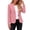 Pink, variant on Gfyviroh Women's Tailored Suit Jackets Casual Ruched Long Sleeve Blazers Open Front Solid Lightweight Dress Jackets
