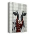 thumbnail image 3 of Yuletide Cow I- Gallery Wrapped Canvas, 3 of 9