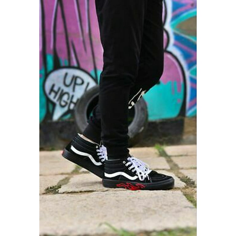 Vans sk8 mid flame cut out Clearance